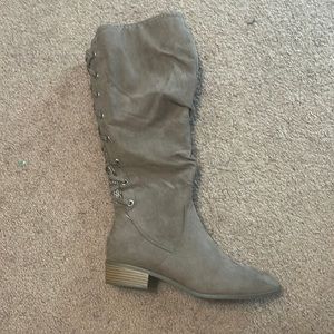 Wide Calf size 11 brown tall boots